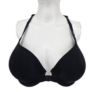 Victoria's Secret Front-Fastening Pefect Shape Bra Black 34D New